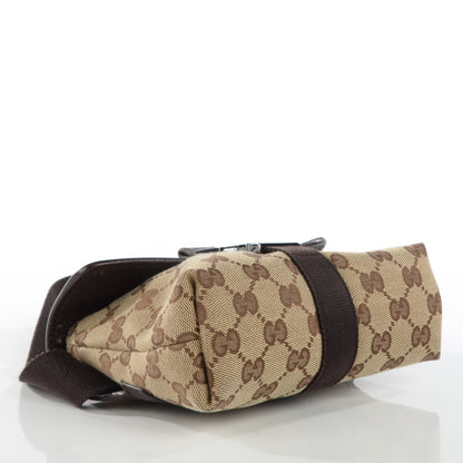 Gucci Monogram Waist Pouch Bag Dark Brown 4 of 7