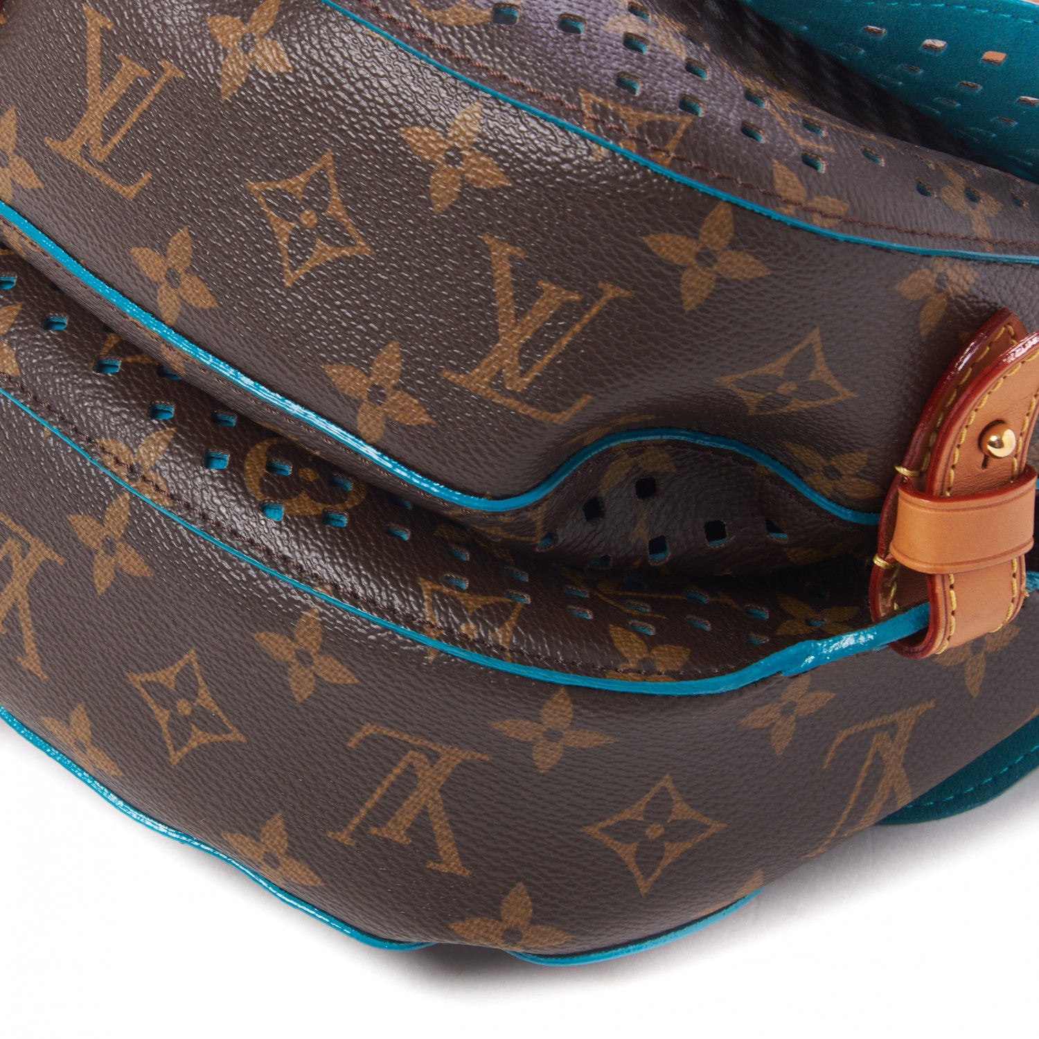 Louis Vuitton Monogram SC Flore Saumur Teal 5 of 10