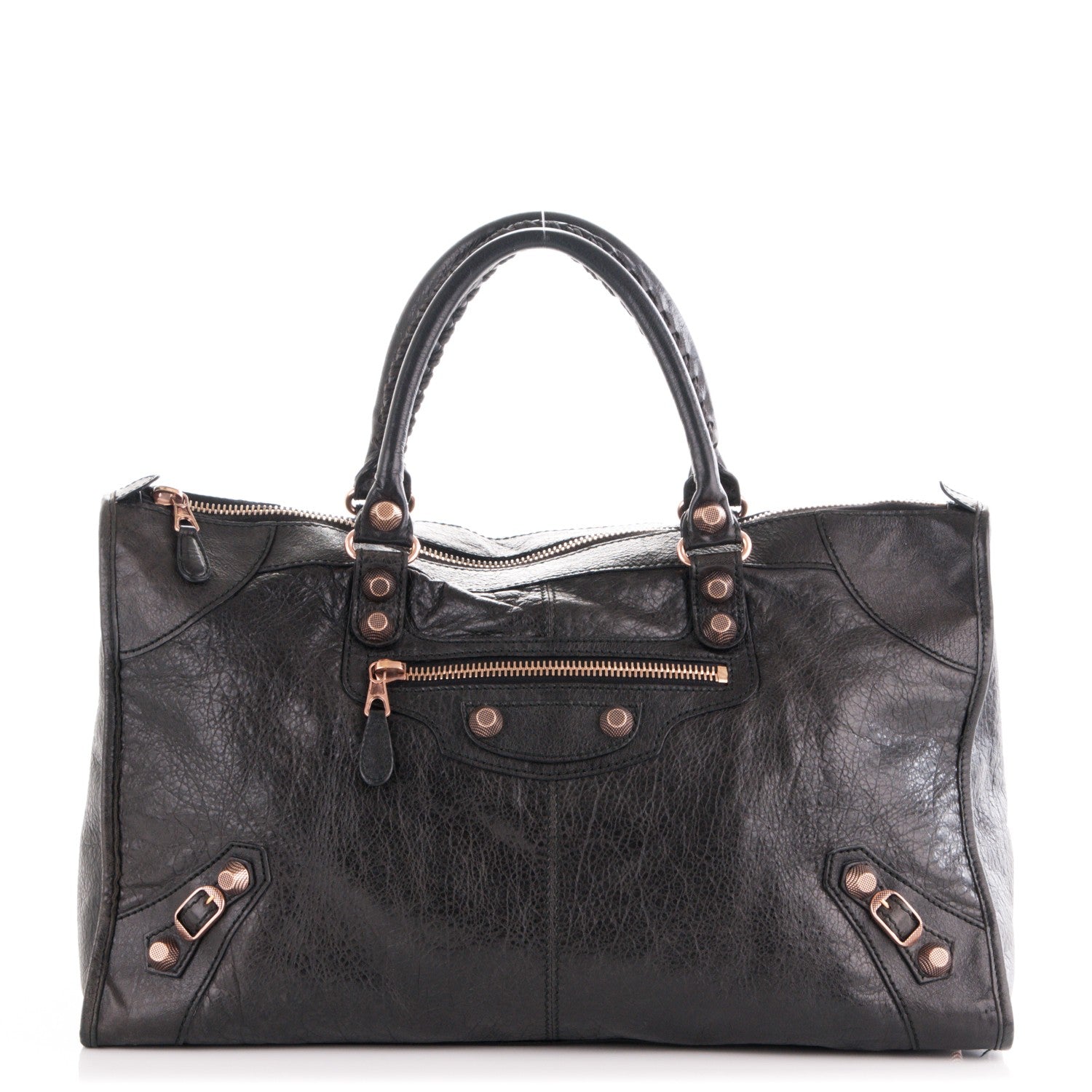 Balenciaga Agneau Giant 12 Rose Gold Hardware Work Black 1 of 7