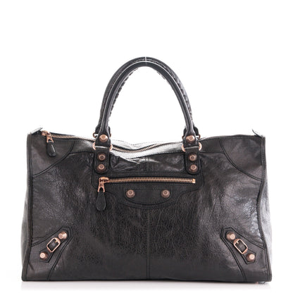 Balenciaga Agneau Giant 12 Rose Gold Hardware Work Black 1 of 7