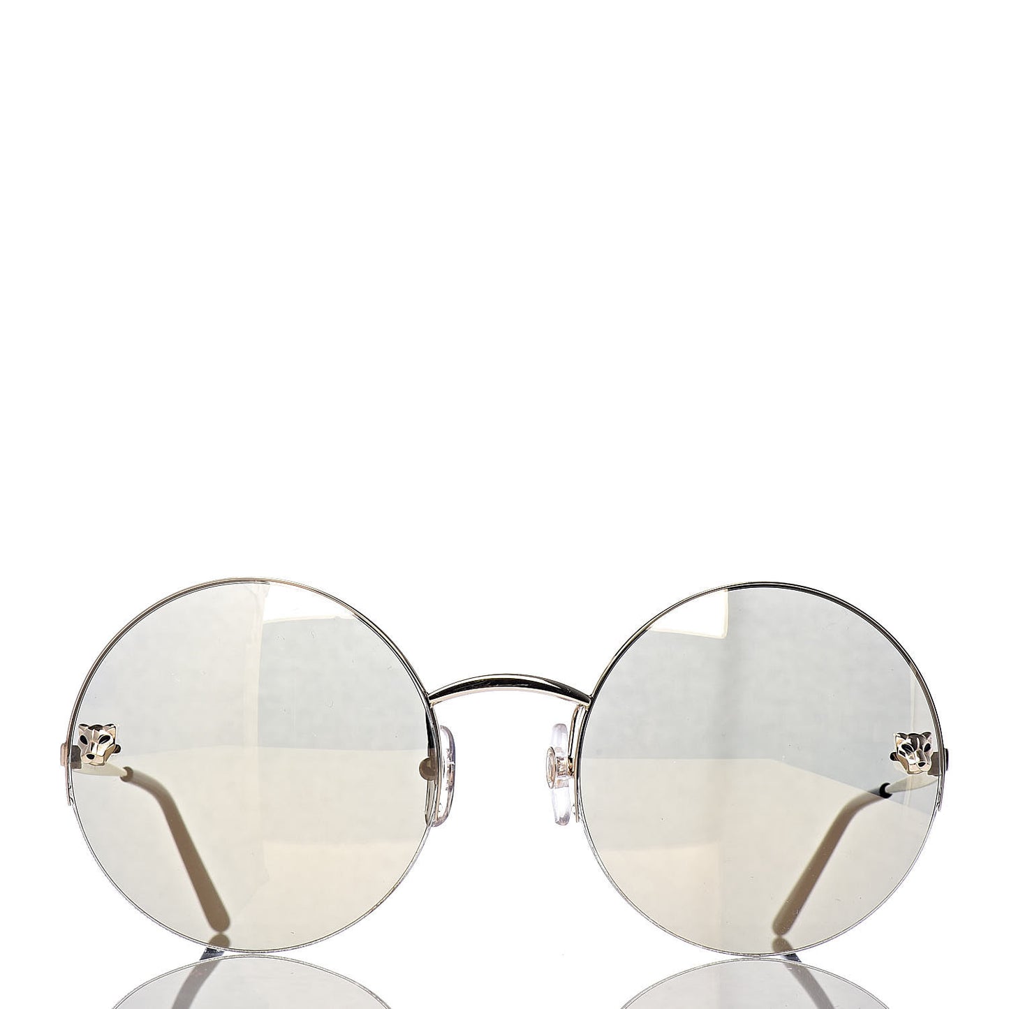 Panthere De Round Sunglasses Gold