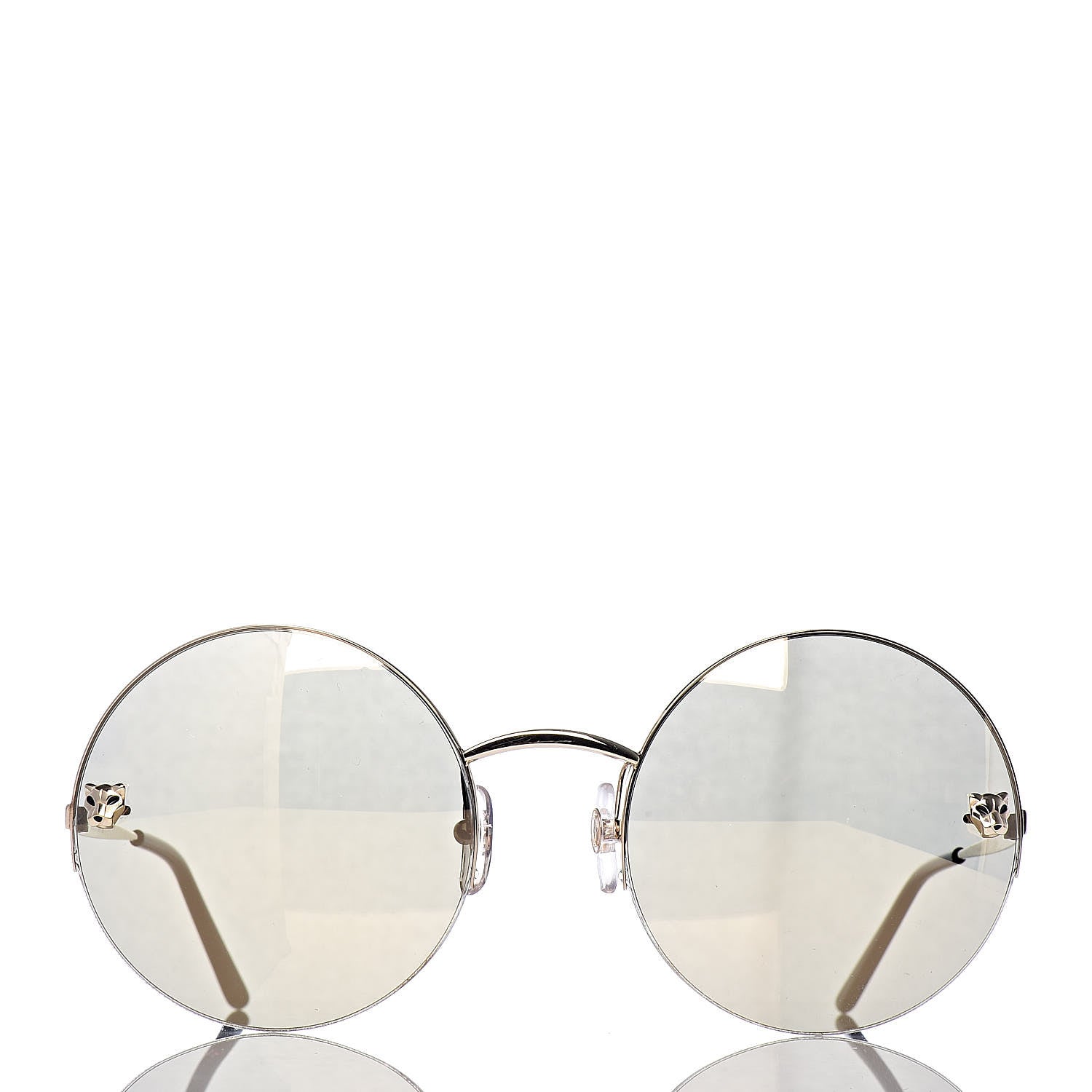 Cartier Panthere De Round Sunglasses Gold 3 of 6