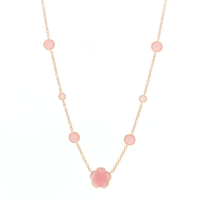 Pasquale Bruni 18K Rose Gold Pink Chalcedony Bon Ton Necklace 1 of 5