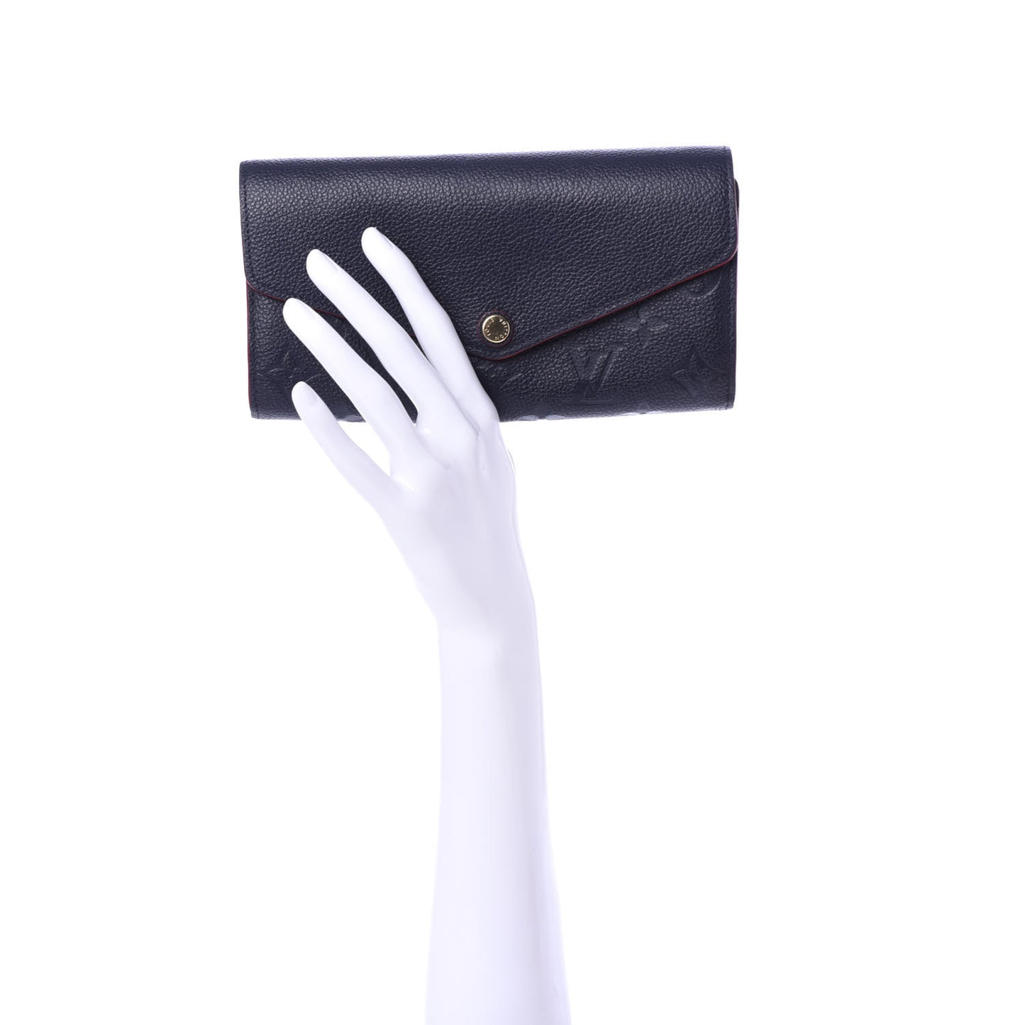 Empreinte Sarah Wallet NM Marine Rouge