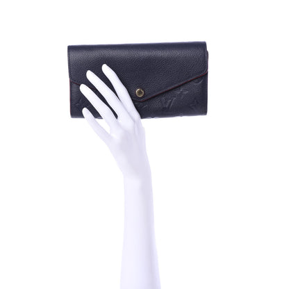 Louis Vuitton Empreinte Sarah Wallet NM Marine Rouge 2 of 8