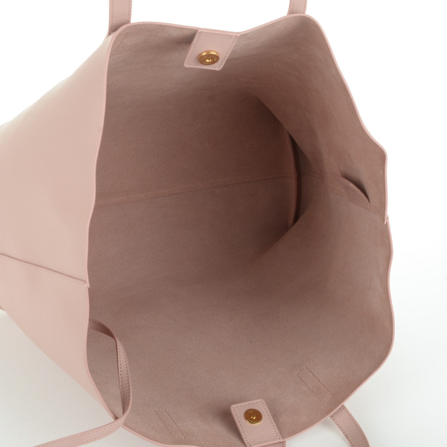 Saint Laurent Calfskin Large Shopping Tote Pale Blush 6 of 7