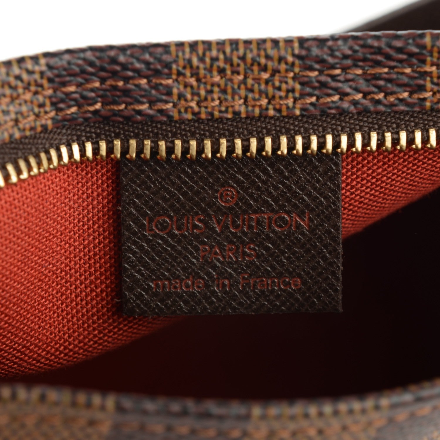 Louis Vuitton Damier Ebene Trousse Make Up Bag Pochette 6 of 7