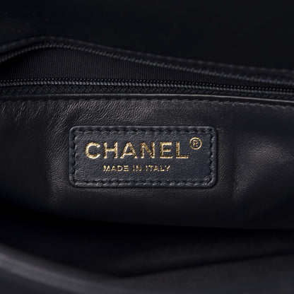 Chanel Lambskin Quilted Easy Carry Flap Navy 6 of 10