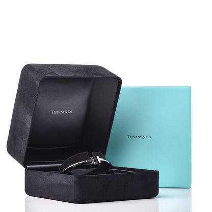 Tiffany 18K White Gold T Wire Bracelet 5 of 5