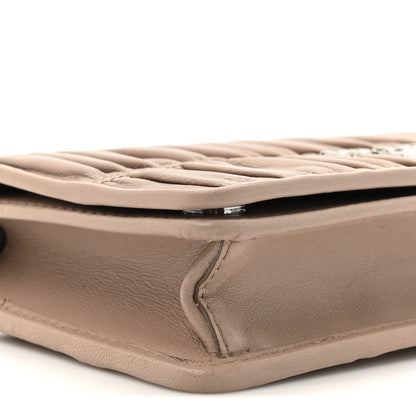 Prada Nappa Gaufre Wallet On Chain Orchidea 9 of 10