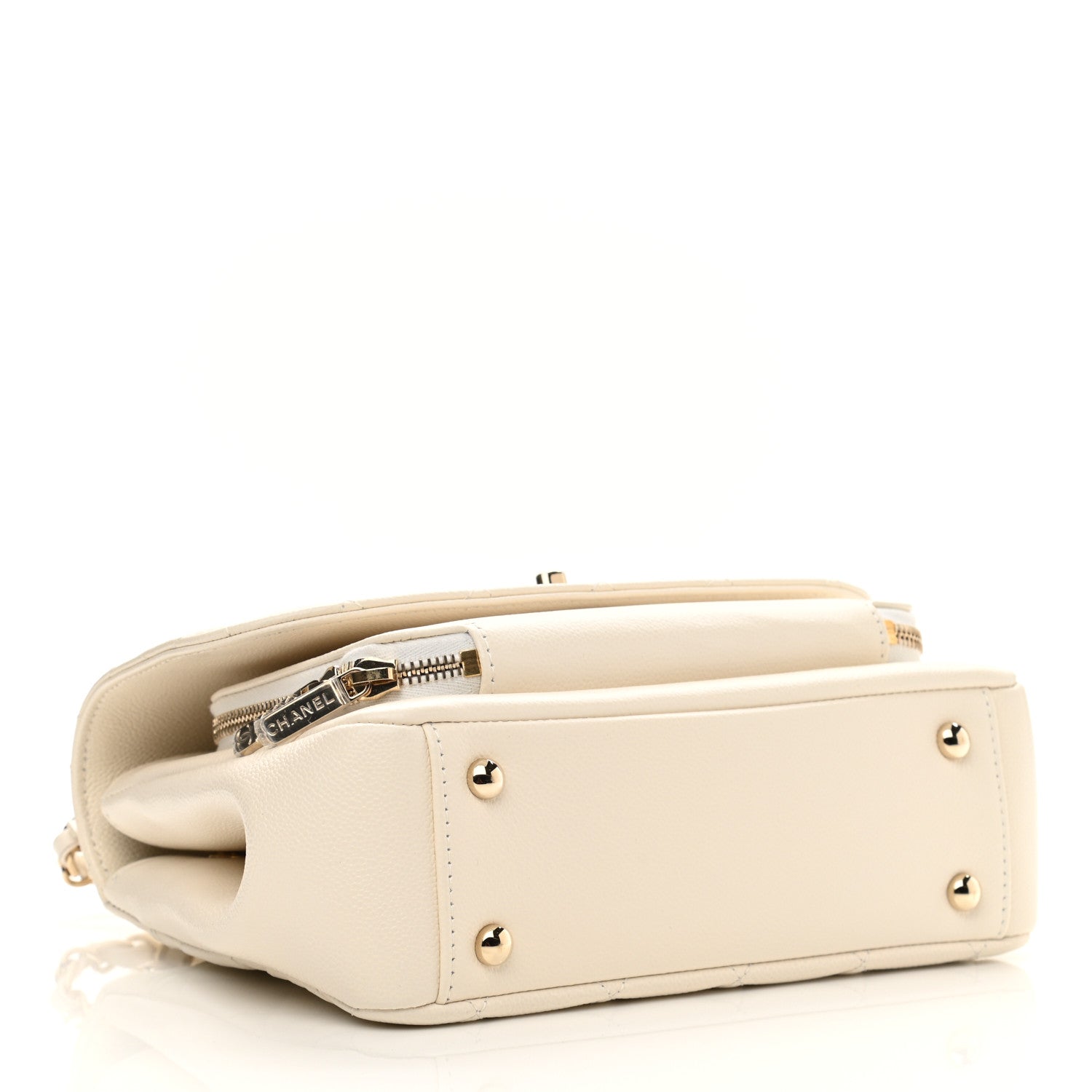 Chanel Caviar Quilted Medium Business Affinity Flap White 4 of 13