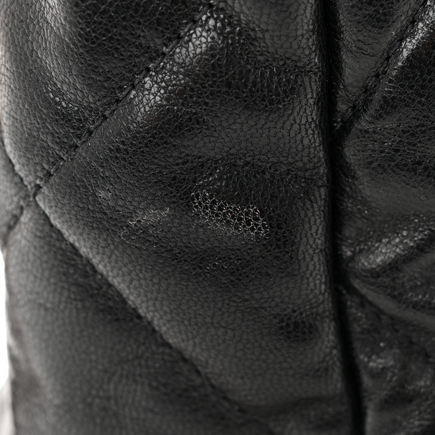 Chanel Goatskin Quilted Large Chanel 19 Flap Black 11 of 12
