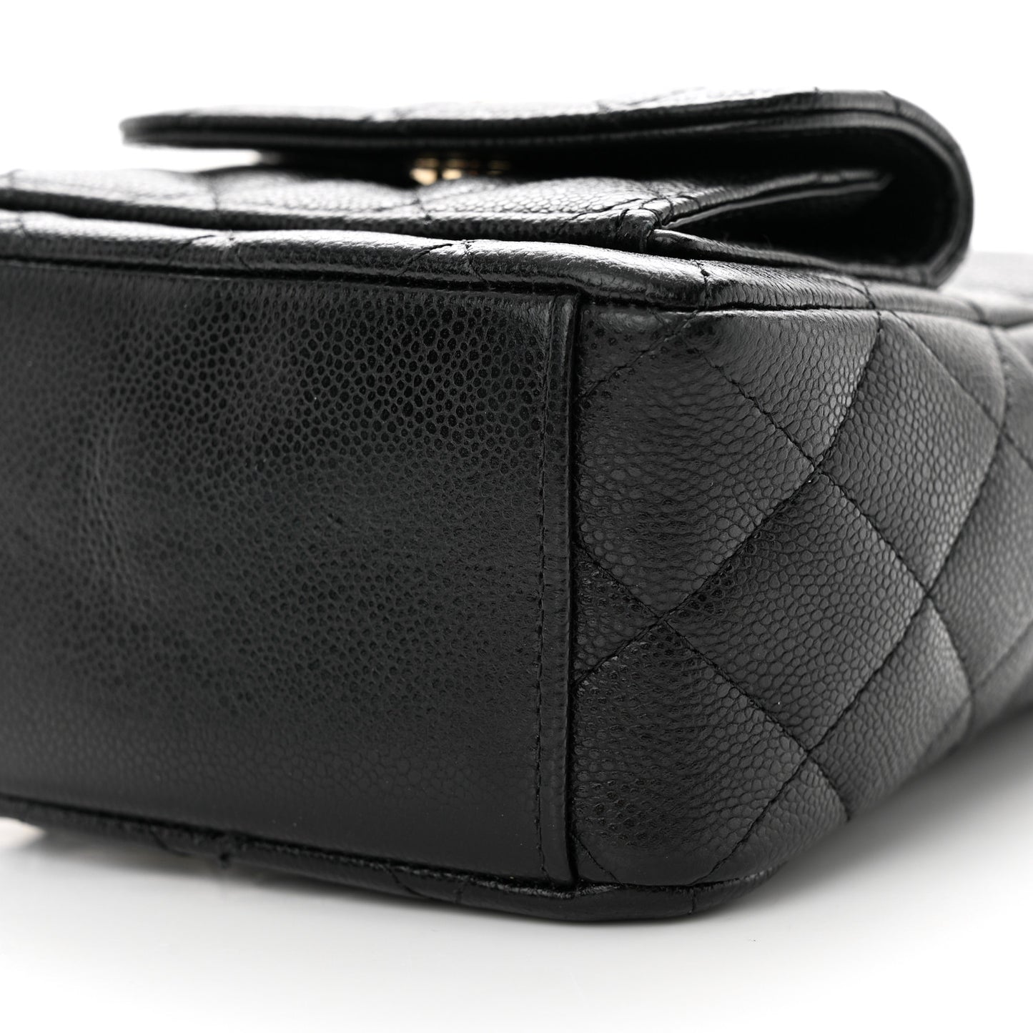 Caviar Quilted CC Mini Classic Backpack Black