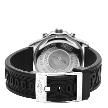 Breitling Stainless Steel Rubber 38mm Chrono Colt Quartz SQ Watch Black A73350 1 of 5
