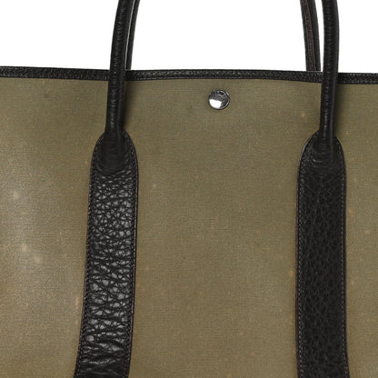 Hermes Buffle Skipper Toile Garden Party 36 MM Tote Olive 8 of 14