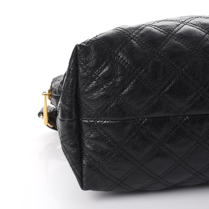 Marc Jacobs Goatskin Quilted Fifth Avenue Tote Black 9 of 10