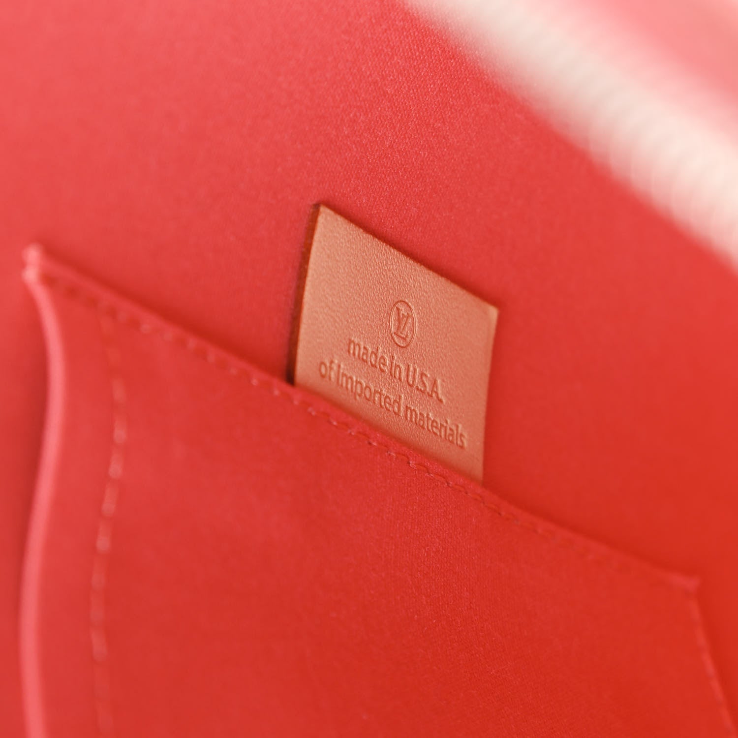 Louis Vuitton Vernis Alma PM Poppy 7 of 11