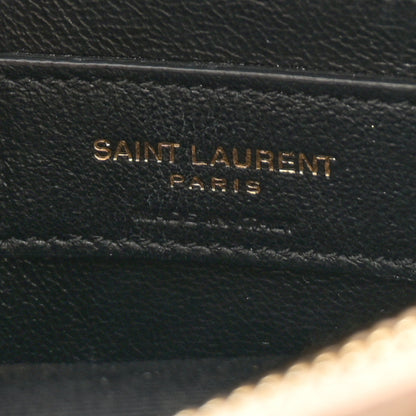 Saint Laurent Calfskin Y Quilted Monogram Small Loulou Chain Satchel Dark Beige 6 of 12