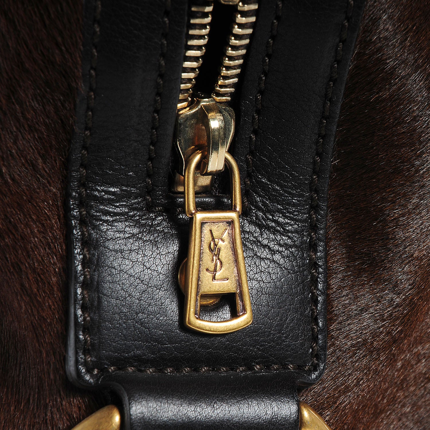 Saint Laurent Pony Hair Oversized Muse Tote 10 of 10