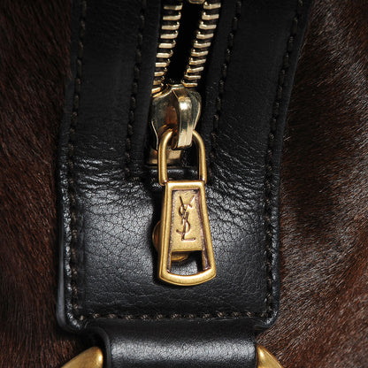 Saint Laurent Pony Hair Oversized Muse Tote 10 of 10