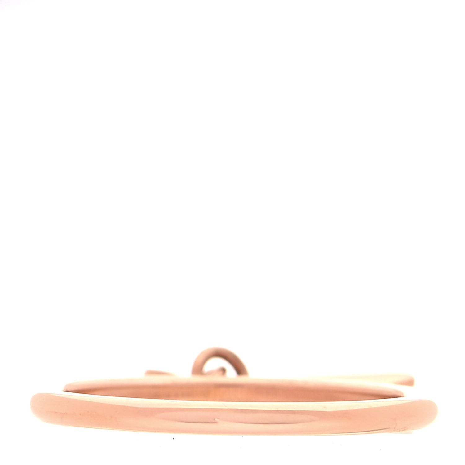 Hermes 18K Rose Gold PM Kelly Clochette Ring 55 7.25 3 of 5