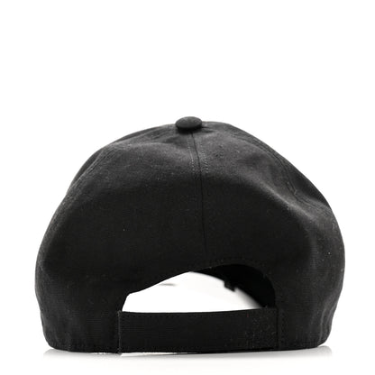Fendi Cotton Suede Eyecap Shield Sunglasses With Baseball Cap Black 6 of 10