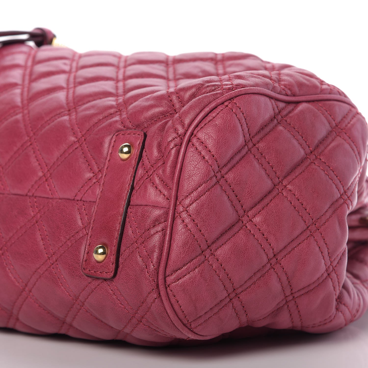 Marc Jacobs Lambskin Quilted Stam Fuchsia 8 of 10