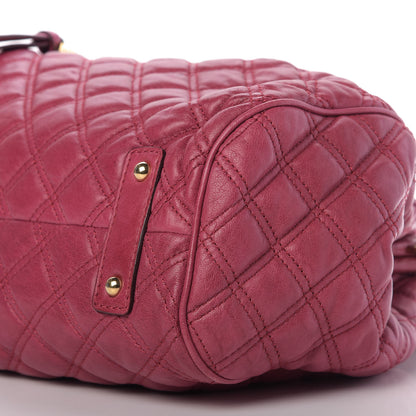Marc Jacobs Lambskin Quilted Stam Fuchsia 8 of 10