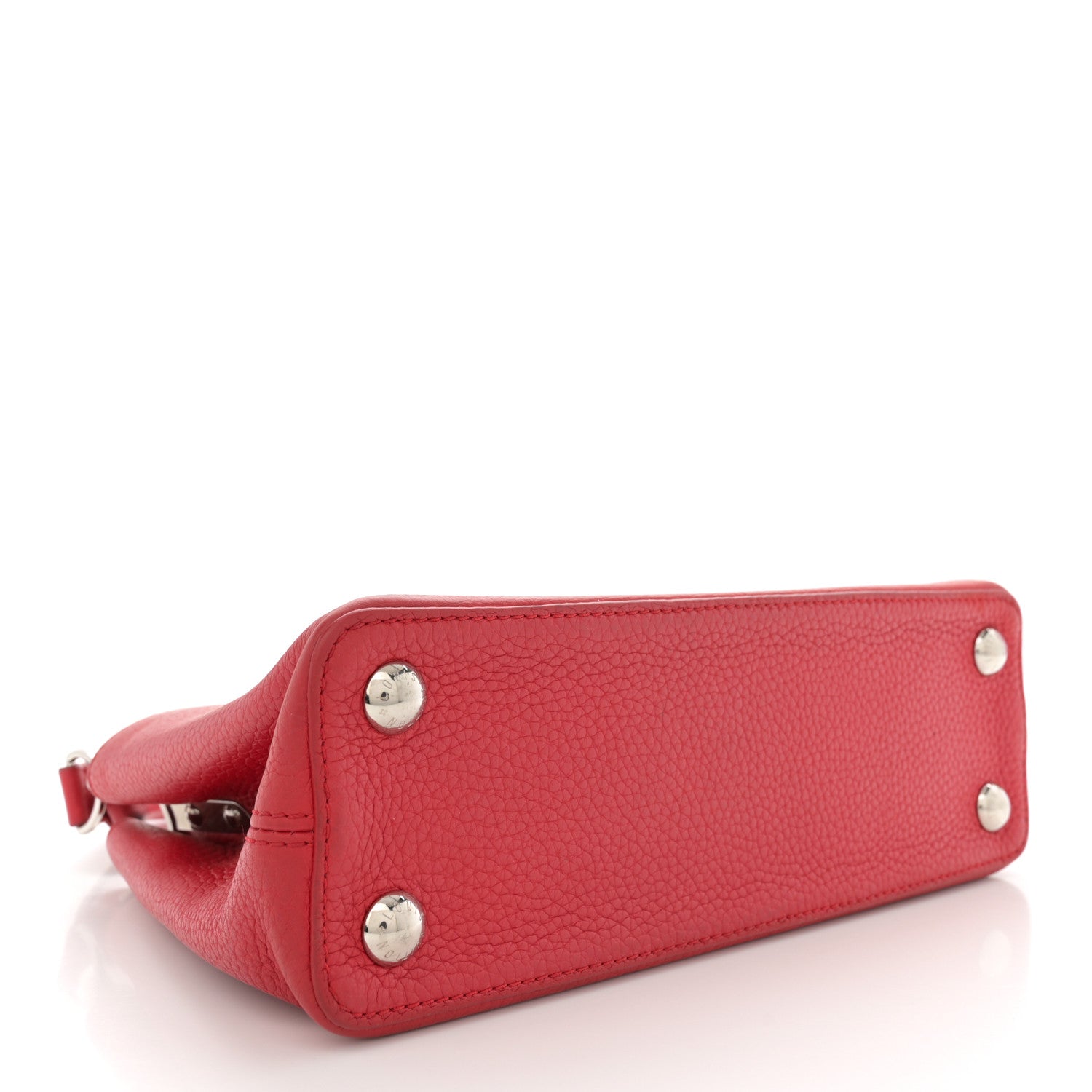 Louis Vuitton Taurillon Capucines BB Rubis 4 of 16
