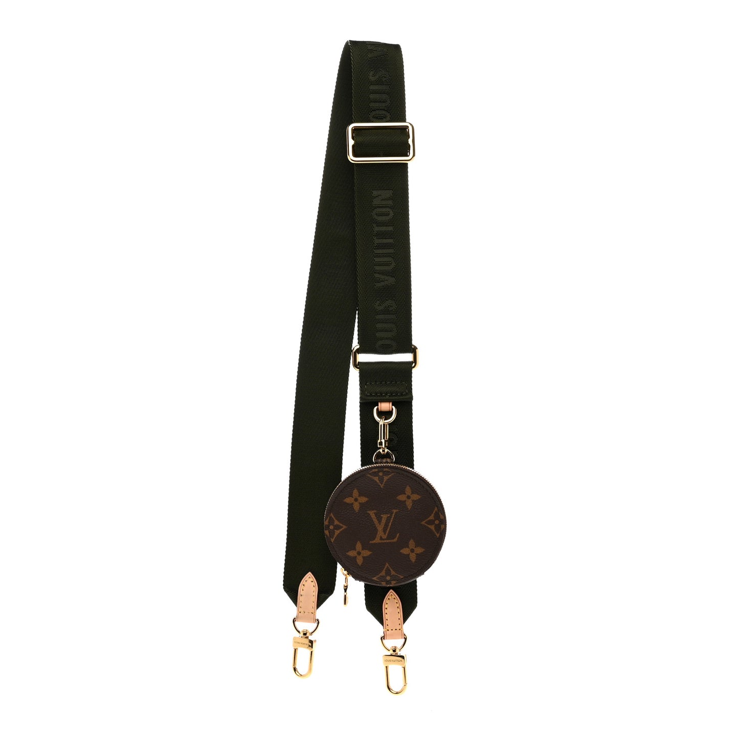 Monogram Multi Pochette Accessories Bandouliere Shoulder Strap Kaki