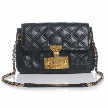 Marc Jacobs Leather Baroque Single Flap Black 1 of 8