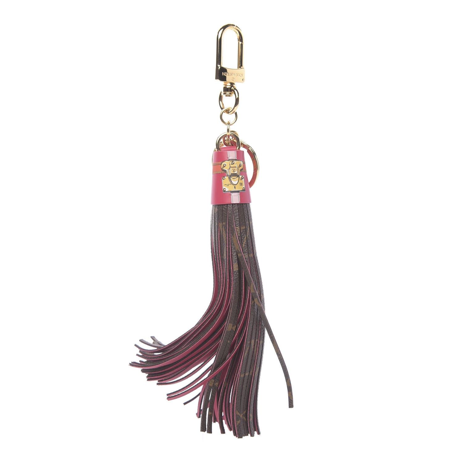 Louis Vuitton Monogram Summer Trunk Tassel Bag Charm Key Holder 1 of 4