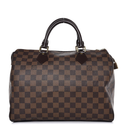 Louis Vuitton Damier Ebene Speedy 30 1 of 12