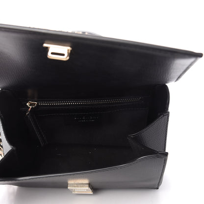 Givenchy Textured Calfskin Mini Pandora Box Chain Crossbody Bag Black 5 of 10