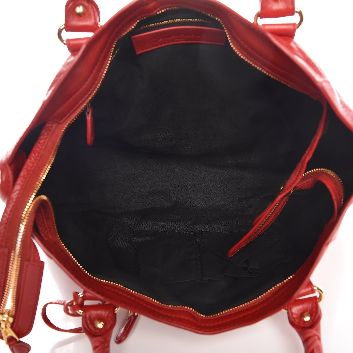 Balenciaga Agneau Giant 12 Gold Hardware City Rouge Lipstick 5 of 8