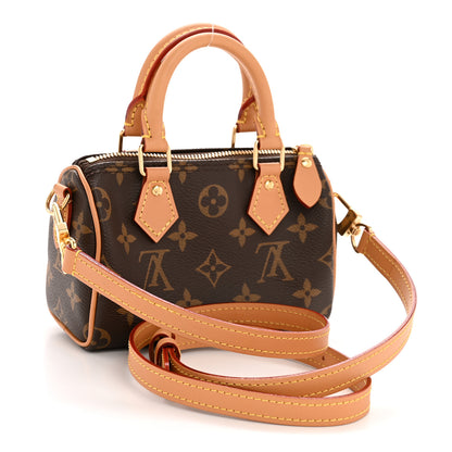 Louis Vuitton Monogram Nano Speedy Bandouliere 3 of 12