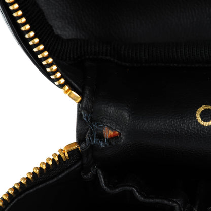 Chanel Lambskin Vanity Cosmetic Case Black 7 of 9