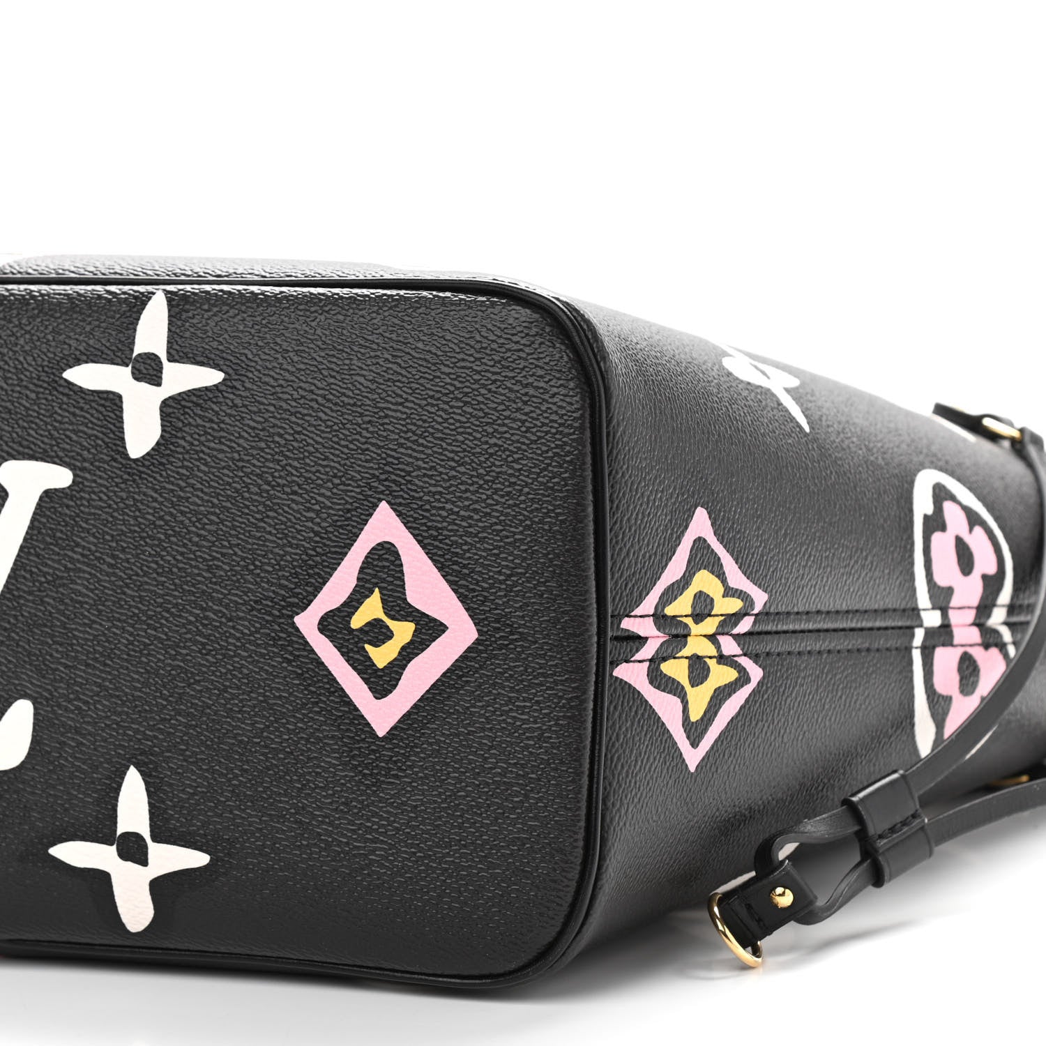 Louis Vuitton Monogram Giant Wild At Heart Neverfull MM Black 10 of 11