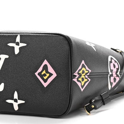 Louis Vuitton Monogram Giant Wild At Heart Neverfull MM Black 10 of 11