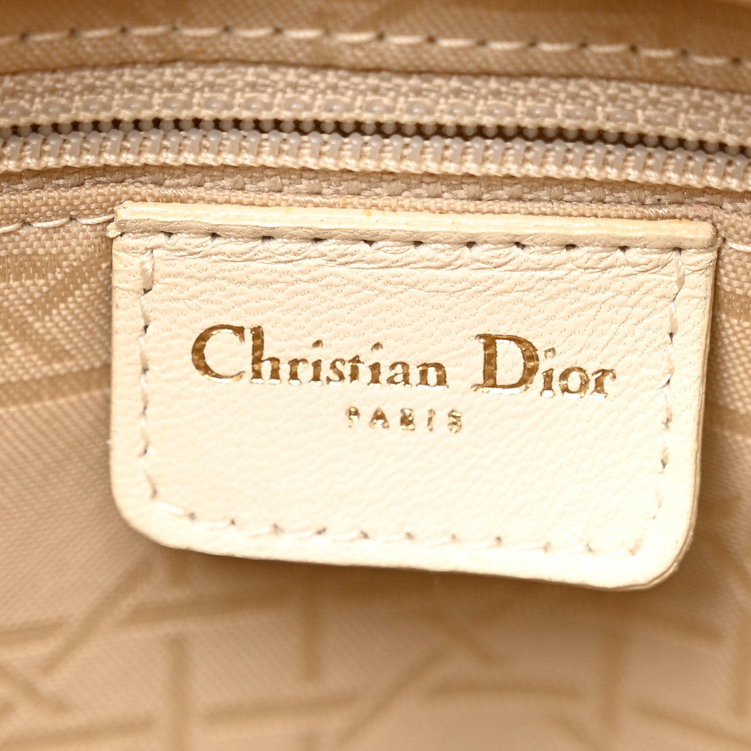 Christian Dior Lambskin Cannage Large Lady Dior White 6 of 11