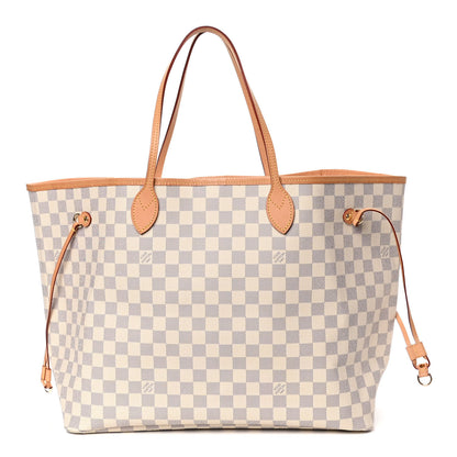 Louis Vuitton Damier Azur Neo Neverfull GM Rose Ballerine 1 of 5