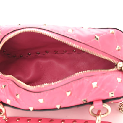 Valentino Garavani Nappa Rockstud Spike Camera Bag Shadow Pink 5 of 8