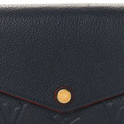 Louis Vuitton Empreinte Sarah Wallet NM Marine Rouge 8 of 9