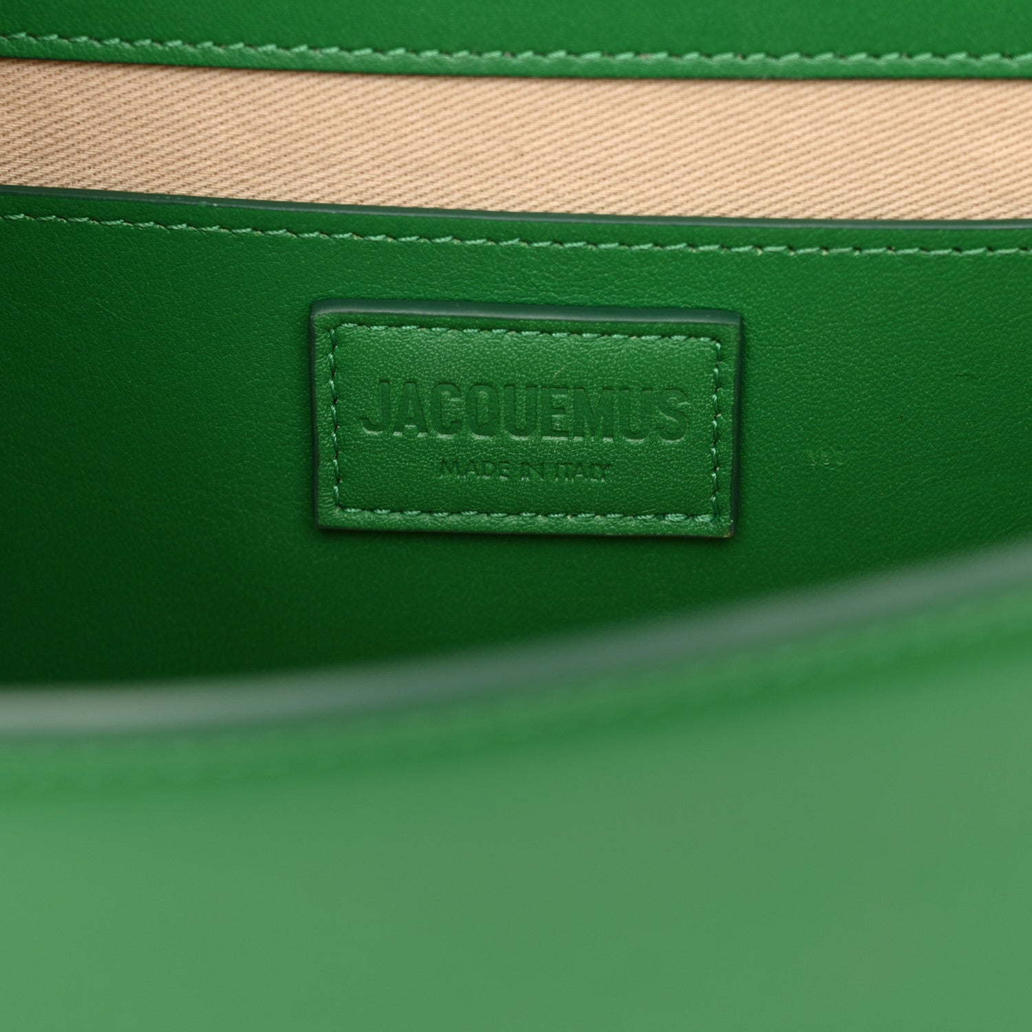 Jacquemus Smooth Calfskin Le Bambino Long Green 9 of 15