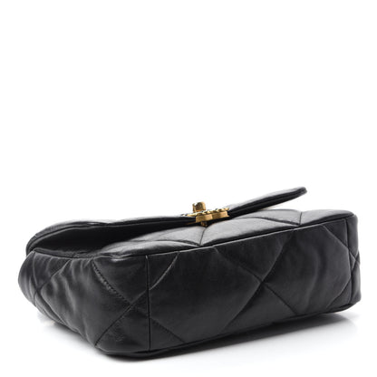 Chanel Goatskin Quilted Medium Chanel 19 Flap Black 4 of 11