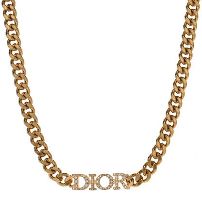 Christian Dior Metal Crystal Dio(r)evolution Choker Gold 1 of 4