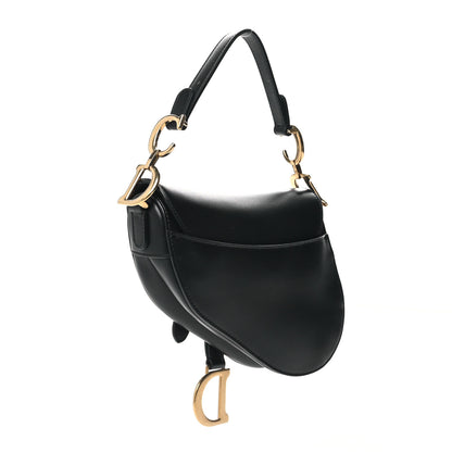 Christian Dior Calfskin Mini Saddle Bag Black 2 of 11