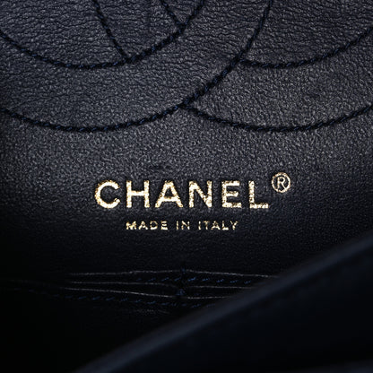 Chanel Aged Calfskin Quilted 2.55 Reissue 225 Flap Navy 5 of 10