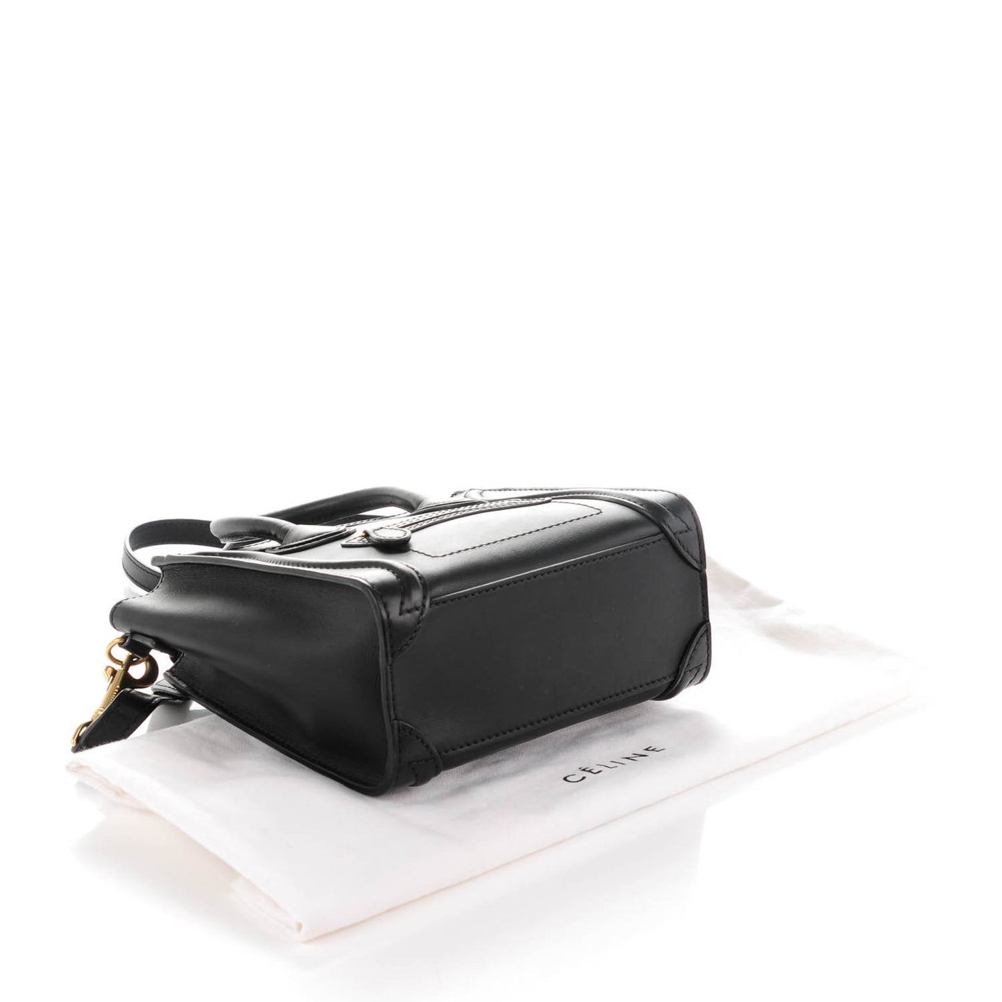 Smooth Calfskin Nano Luggage Black