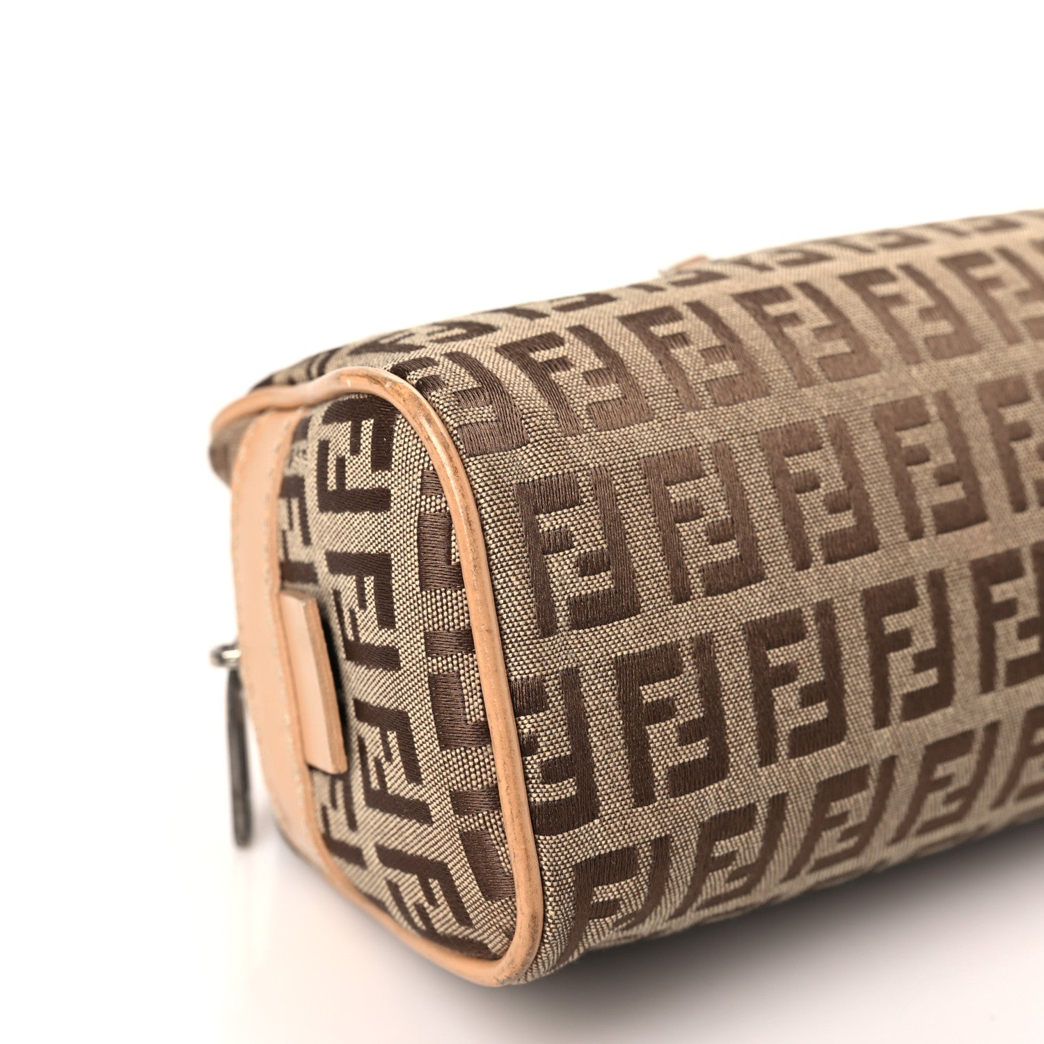 Fendi Zucchino Zip Top Tote Beige 6 of 8